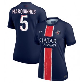 Billiga Paris Saint-Germain Marquinhos #5 Hemmatröja Dam 2024-25 Kortärmad